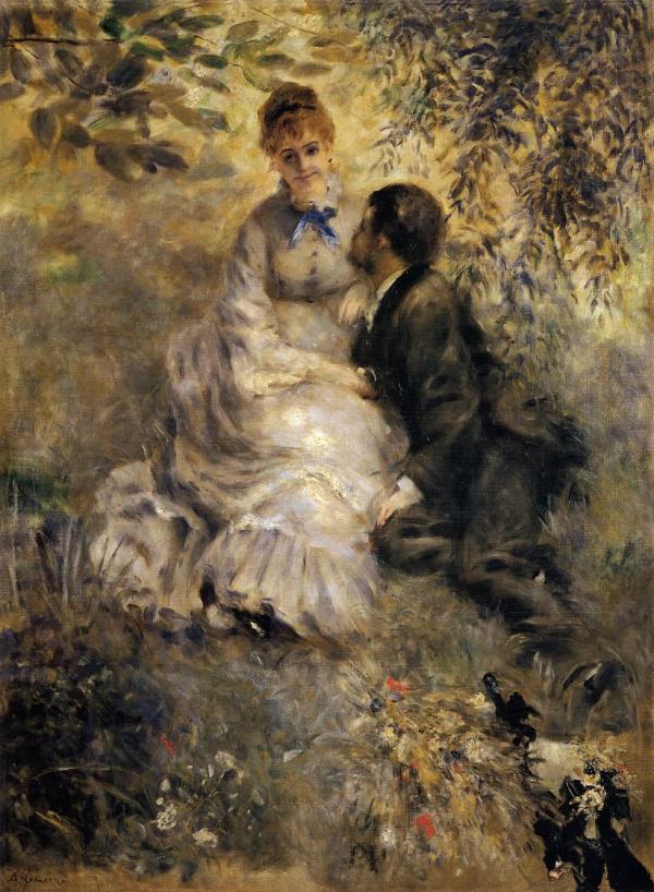 The Lovers by Pierre-Auguste Renoir